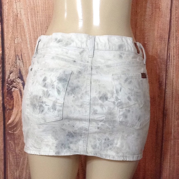 🦋 7FAM Stretch Denim Skirt size 27 - Picture 2 of 6